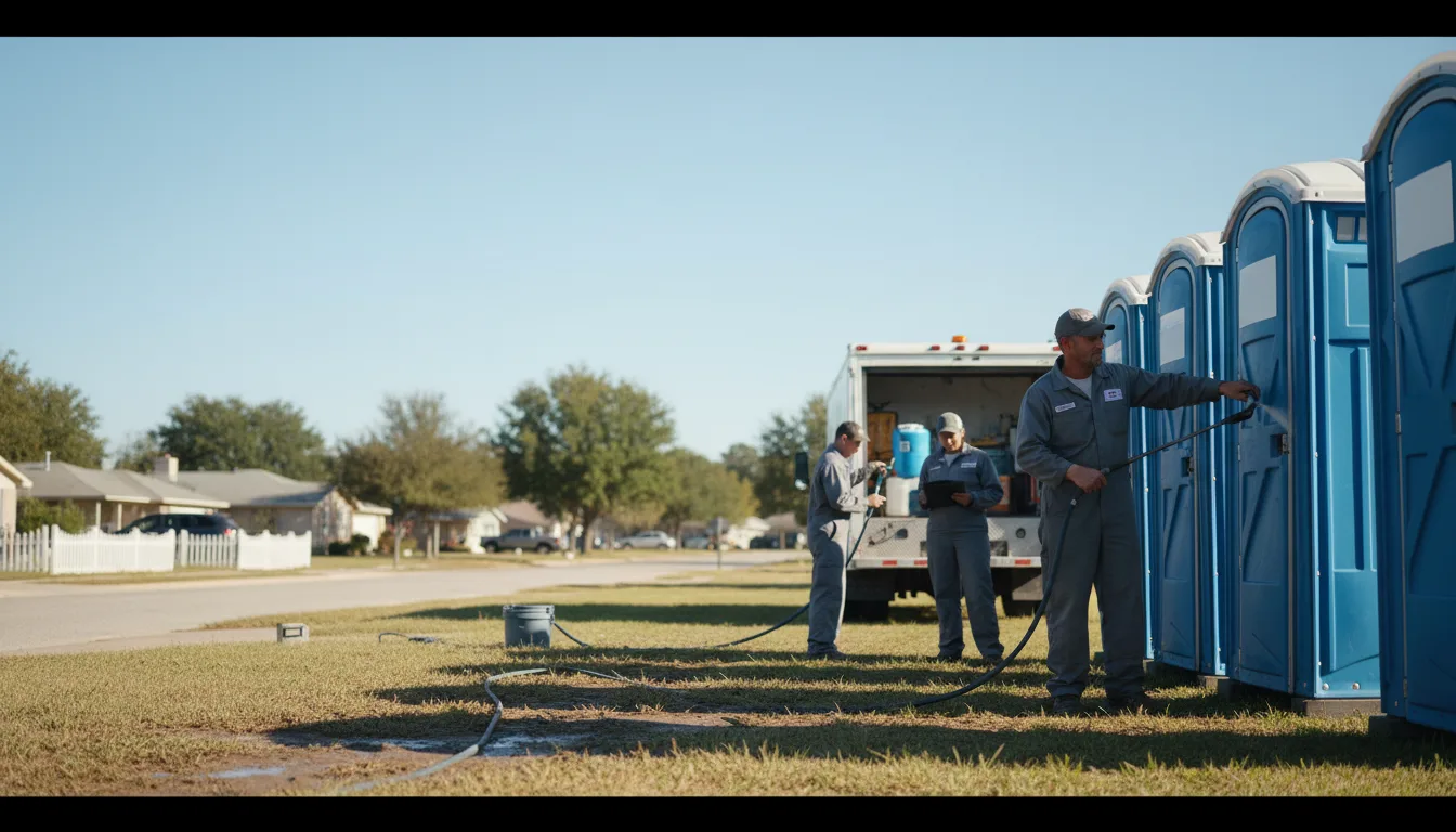 Long-Term Portable Toilet Rental in Montgomery, TX near me